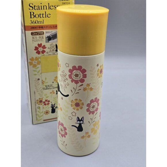 Studio Ghibli Kiki's Delivery Service Gigi Stainless‎ Steel Bottle 2Way Japan - Picture 5 of 11